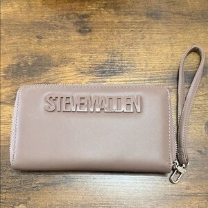 Steve Madden Brown Wristlet Clutch